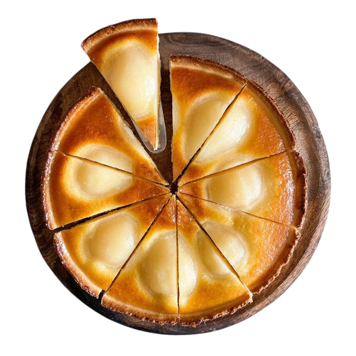 🇫🇷 Pear Almond Tart (10 Pre-Cut Slices) 9.6", 26.5 oz (750g) [Frozen] ❄️