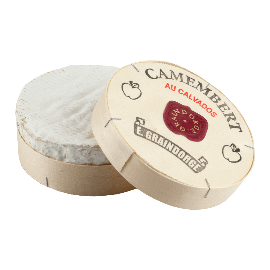🇫🇷 Petit Camembert w/ Calvados Liqueur 🐄, 5.25 oz (148g)