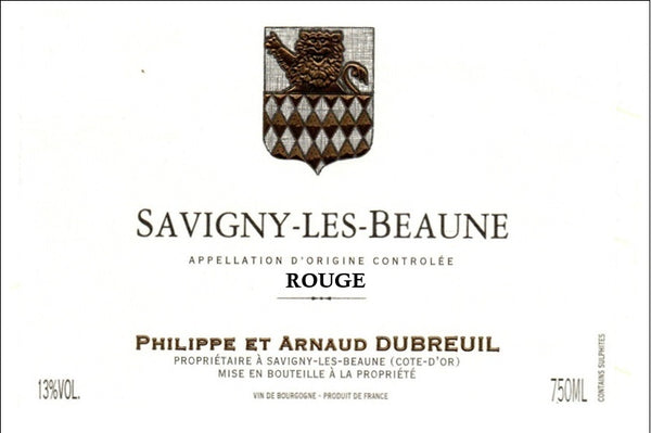 2021 PHILIPPE ARNAUD DUBREIUL SAVIGNY LES BEAUNE ROUGE