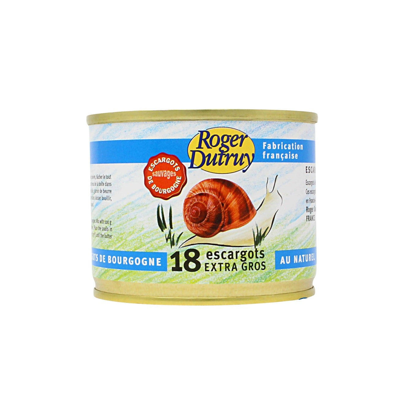 🇫🇷 18 Extra-Large Burgundy Snails/Escargots, 200g