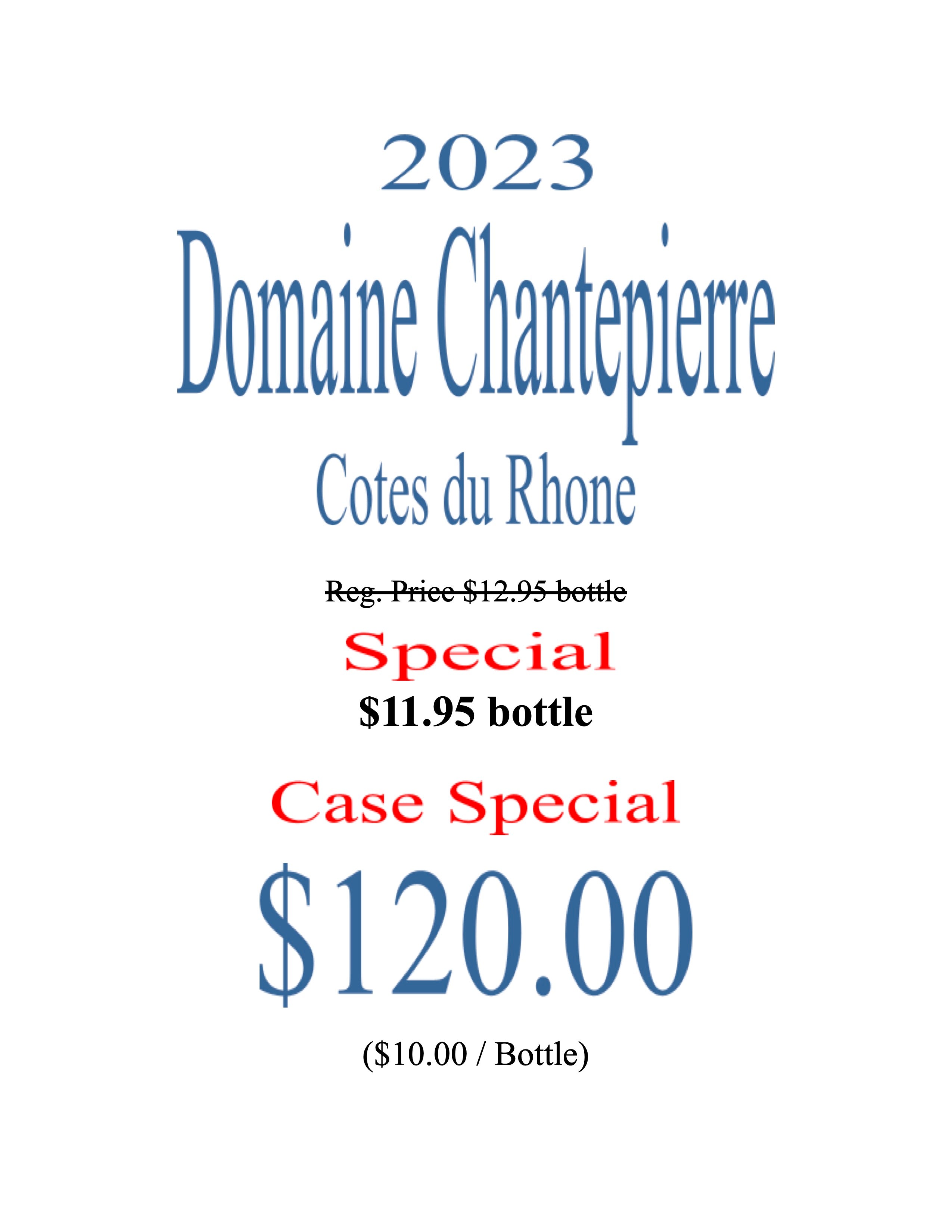 2023 Côtes-du-Rhône (Red)