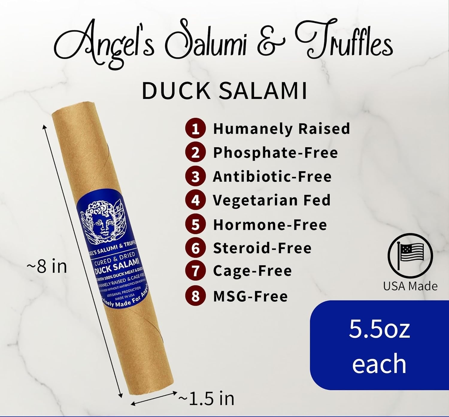 🇫🇷 Duck Salami  🦆, 5.5 oz