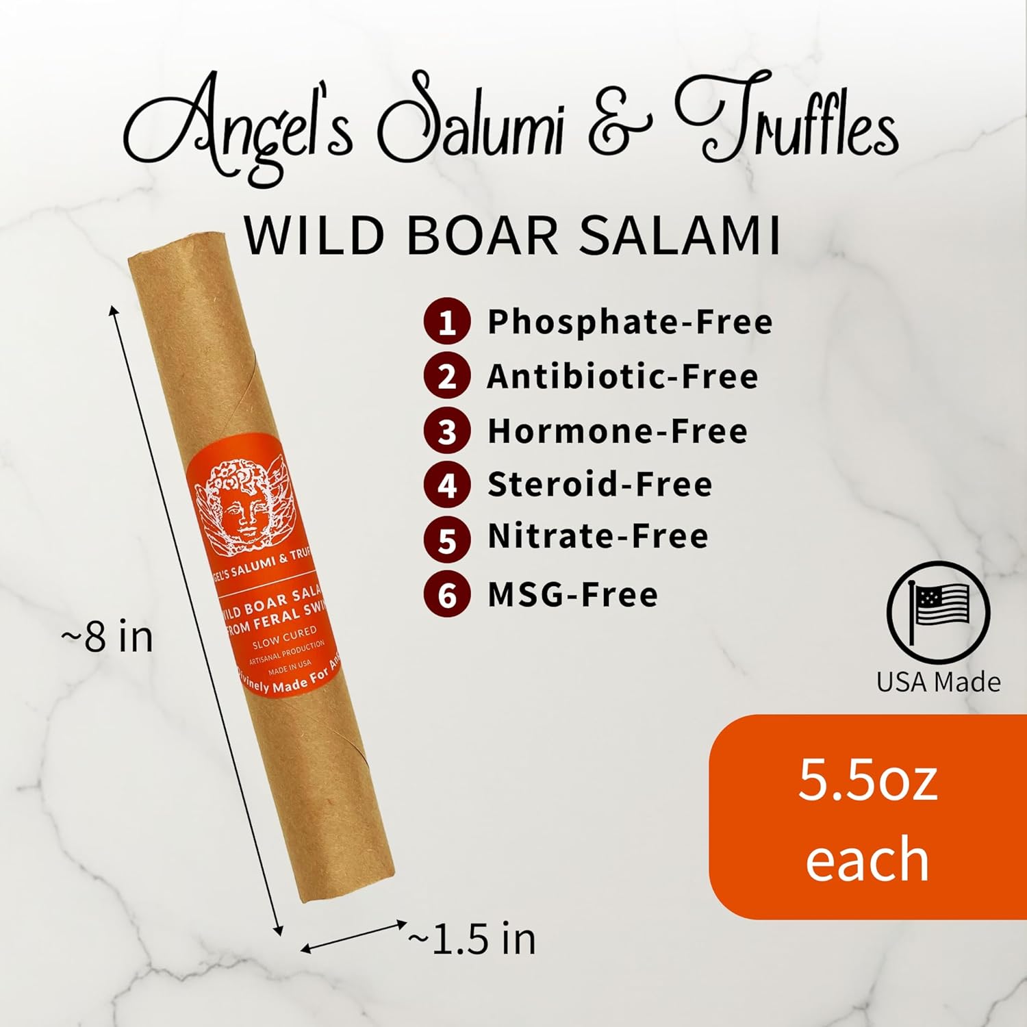 🇫🇷 Wild Boar Salami, 6 oz