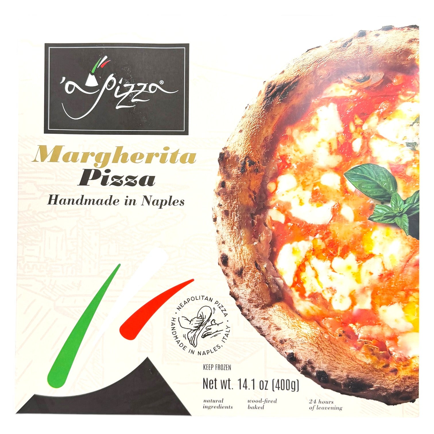 🇮🇹 Authentic 11" Napolitana Pizza Margherita [Frozen] ❄️ , 14 oz