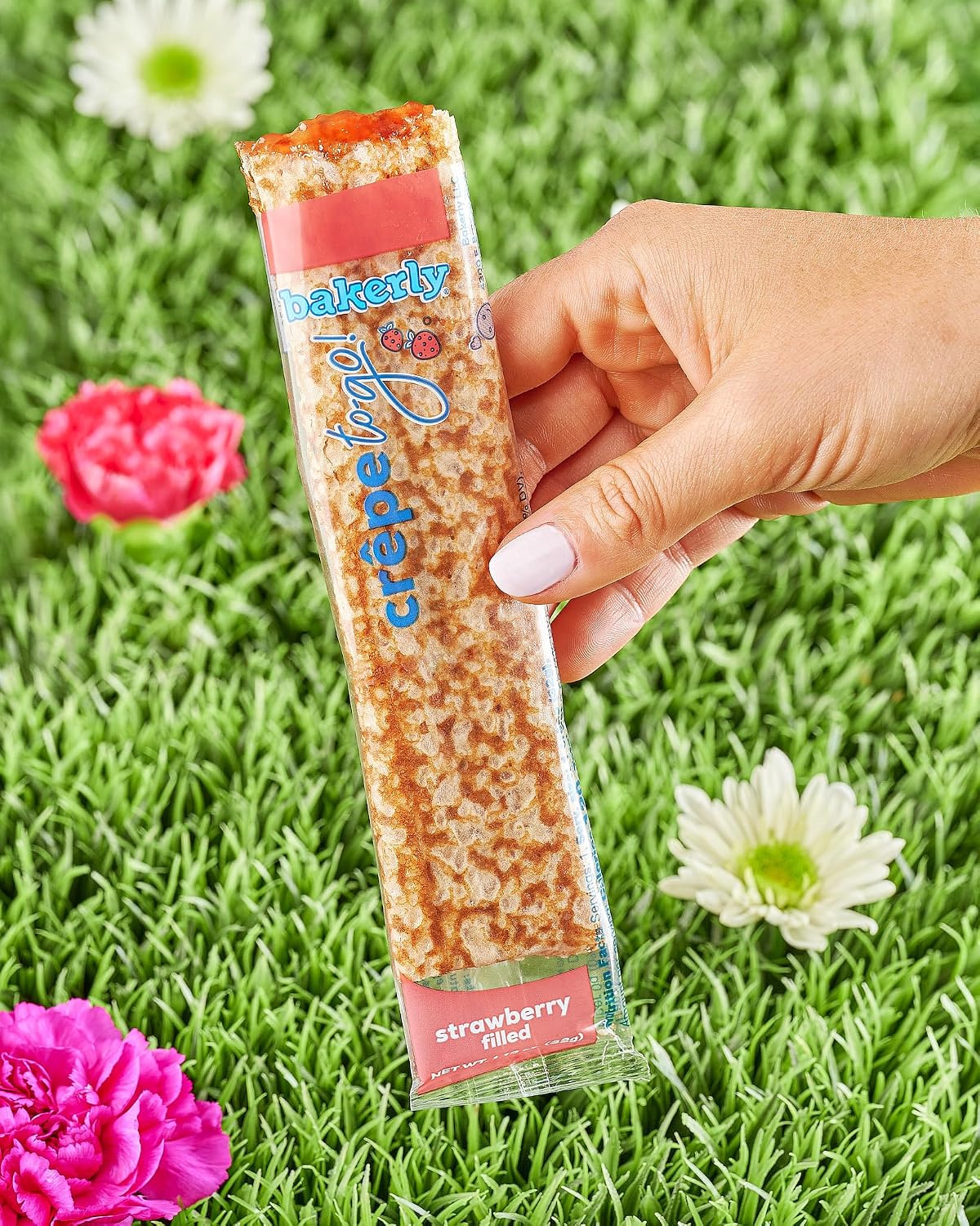🇫🇷 6 Strawberry Crêpes To-Go!, 6.78 oz (192g)