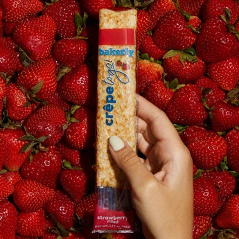 🇫🇷 6 Strawberry Crêpes To-Go!, 6.78 oz (192g)