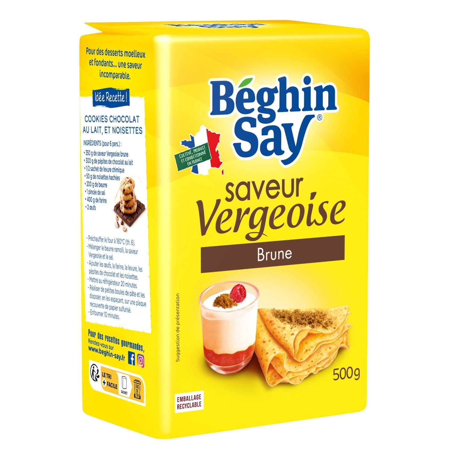 🇫🇷 Vergeoise Brown Sugar, 17.6 oz (500g)