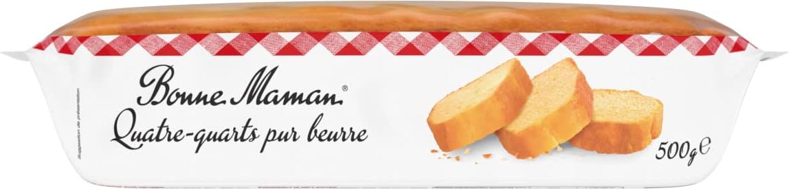 🇫🇷 Large Pure Butter 'Quatre-Quarts' Pound Cake by Bonne Maman, 17.5 oz (500g)