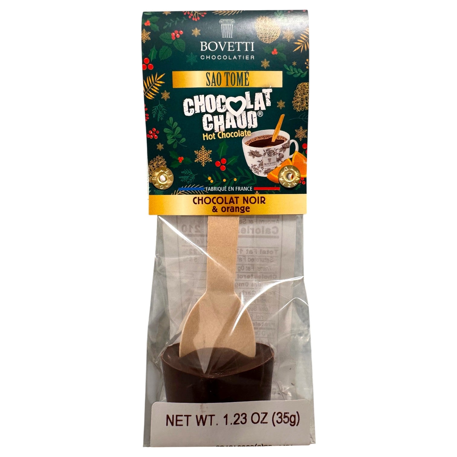 🇫🇷 Premium Hot Chocolate Orange Spoon, 1.23 oz (35g)
