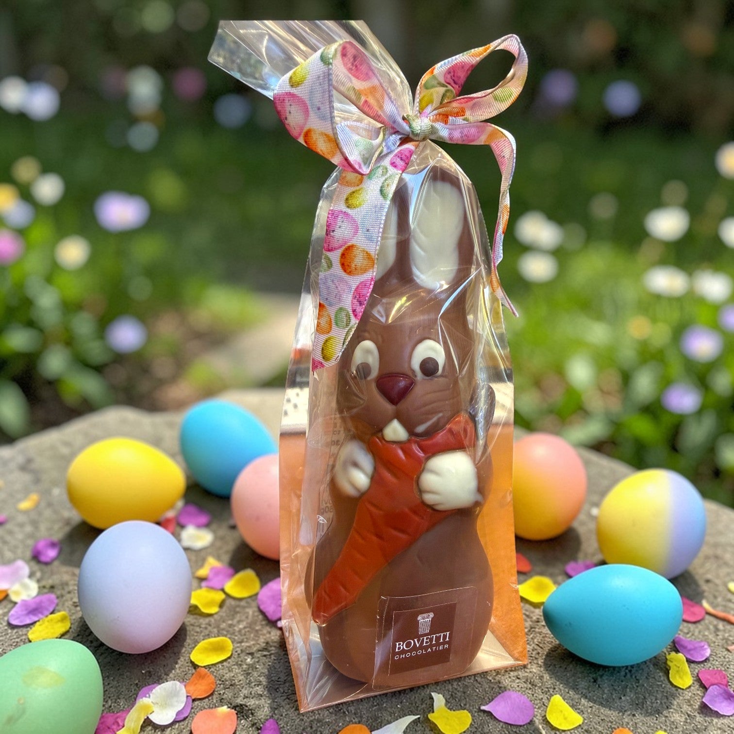 🇫🇷 Milk & White Chocolate Bunny w/ His Carrot, 2.1oz (60g)