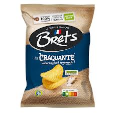 🇫🇷 Potato Chips "La Craquante" w/ Guérande Sea Salt, 4.4oz (125g) [NO GMO, NO CORN SYRUP]