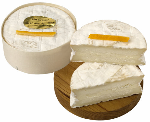 🇫🇷 Briard Brie w/ Grand Marnier Liquor, 10.9 oz (310g)