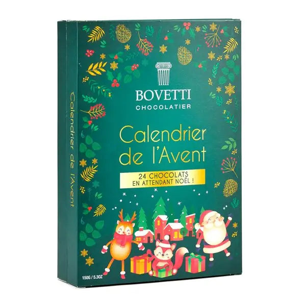 🇫🇷 Gourmet Artisan Chocolate Advent Calendar, 150 g