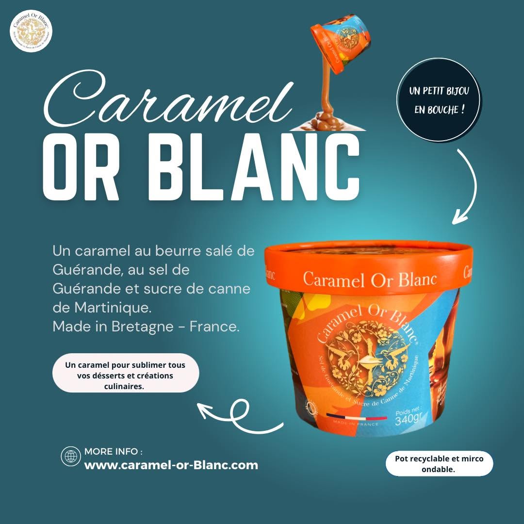 🇫🇷 Artisanal French Caramel w/ Guérande Salt & Martinique Cane Sugar, 7.9 oz, (225g)