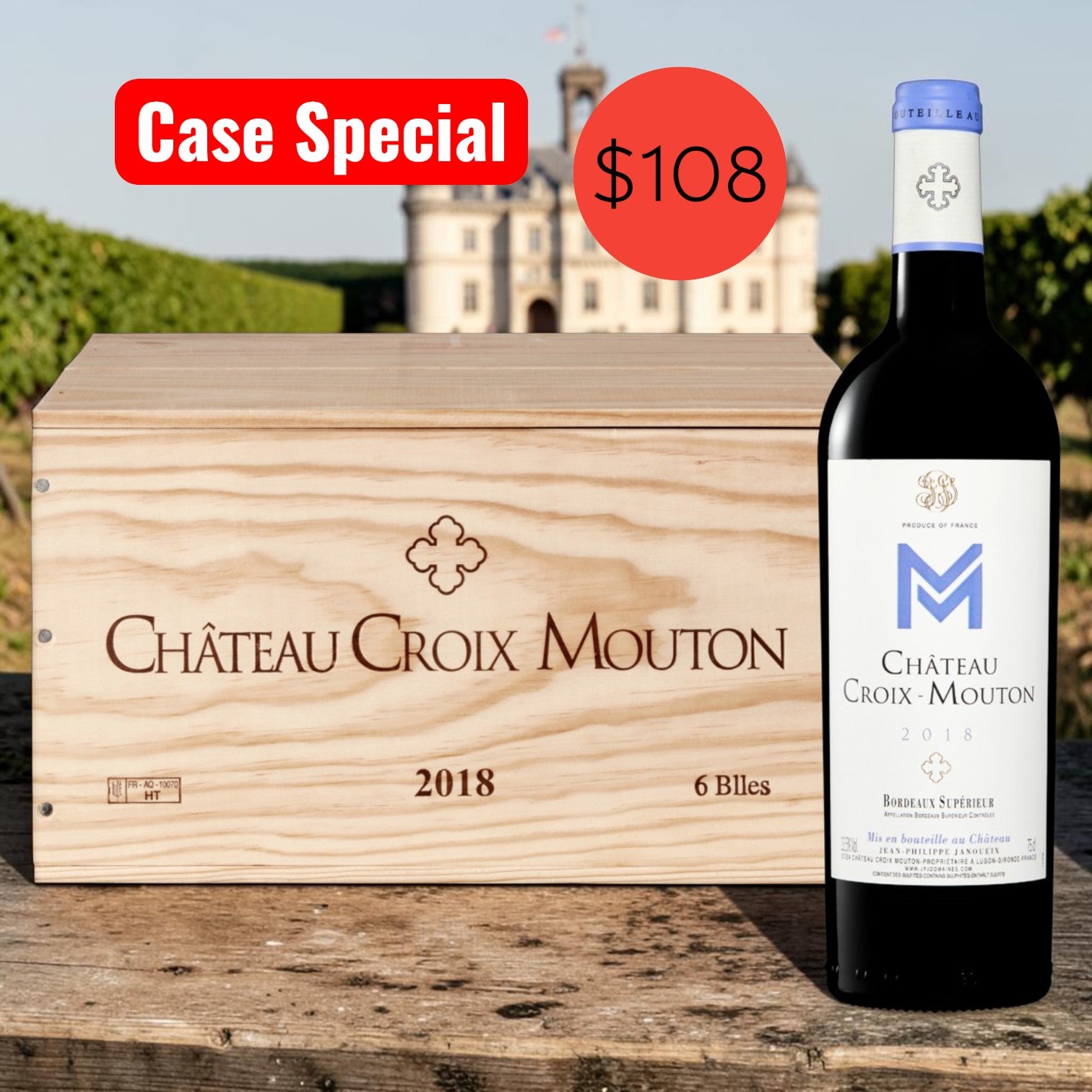 2018 Bordeaux Supérieur (Red)