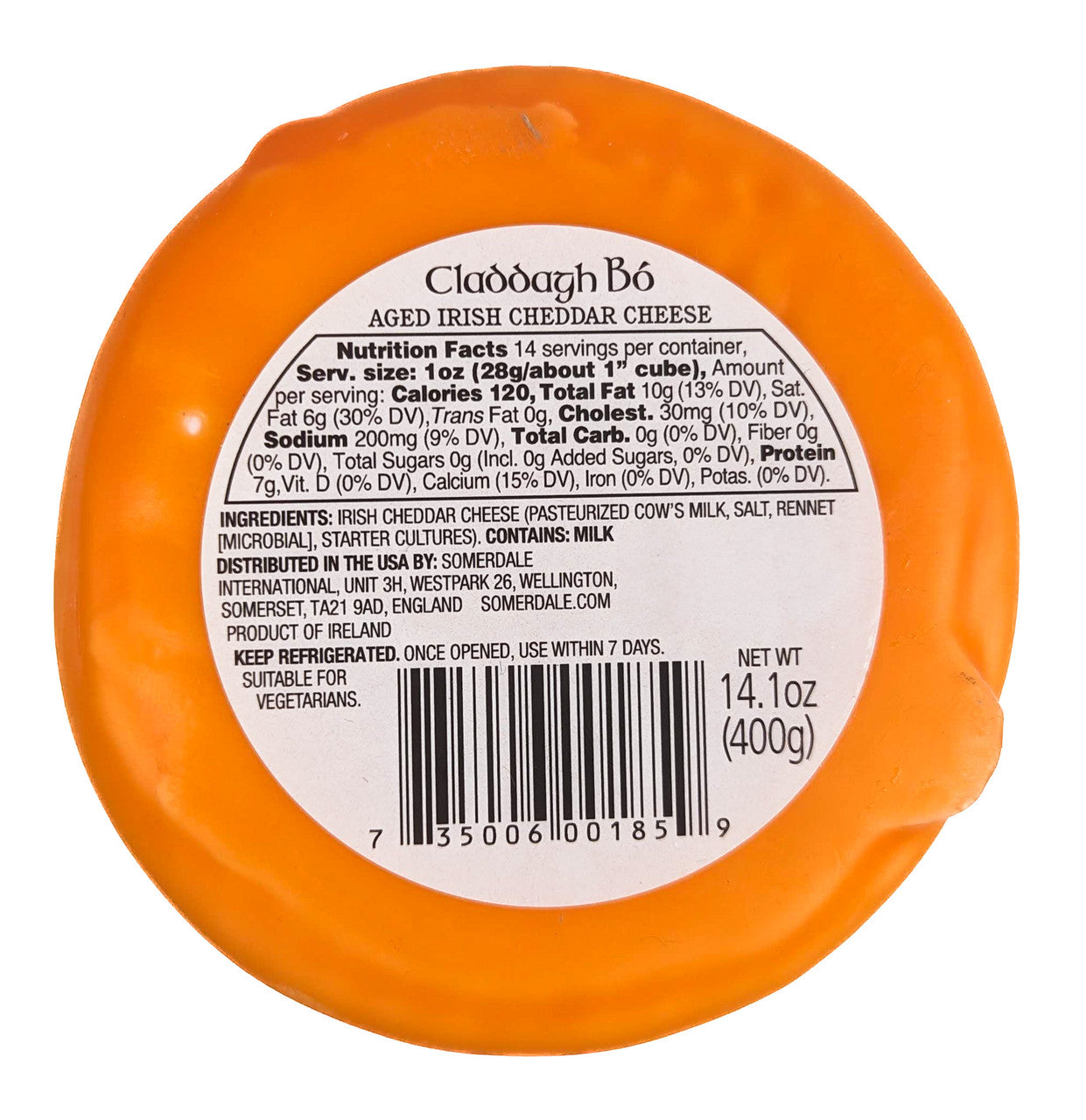 🇮🇪🍀 12-Month Old Irish Grass-Fed Cheddar Cheese
