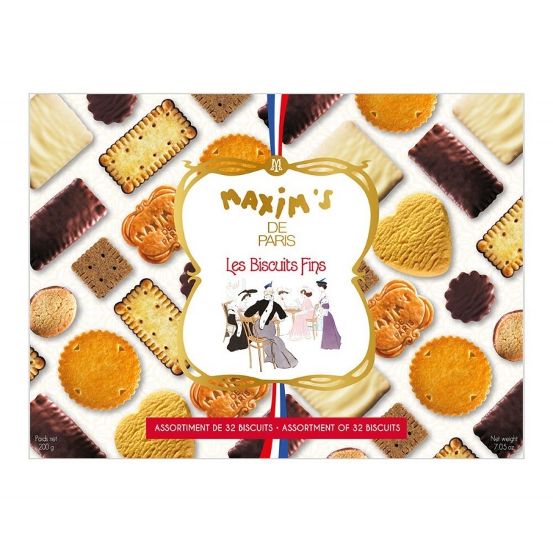 🇫🇷 32 Assorted Premium Biscuits in Box, 6.7 oz (190g)
