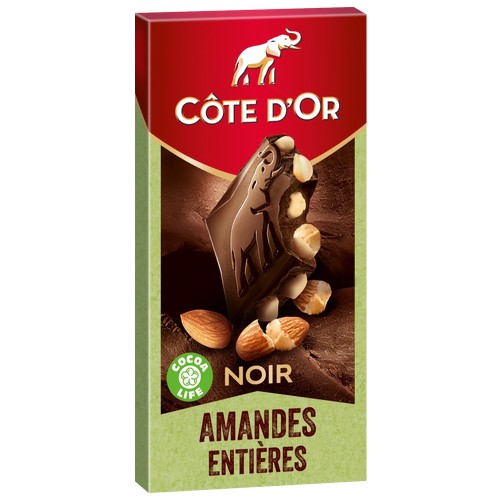 🇧🇪 Dark Chocolate w/ Whole Almonds 'Noir Amandes Entières', 6.3 oz (180g)