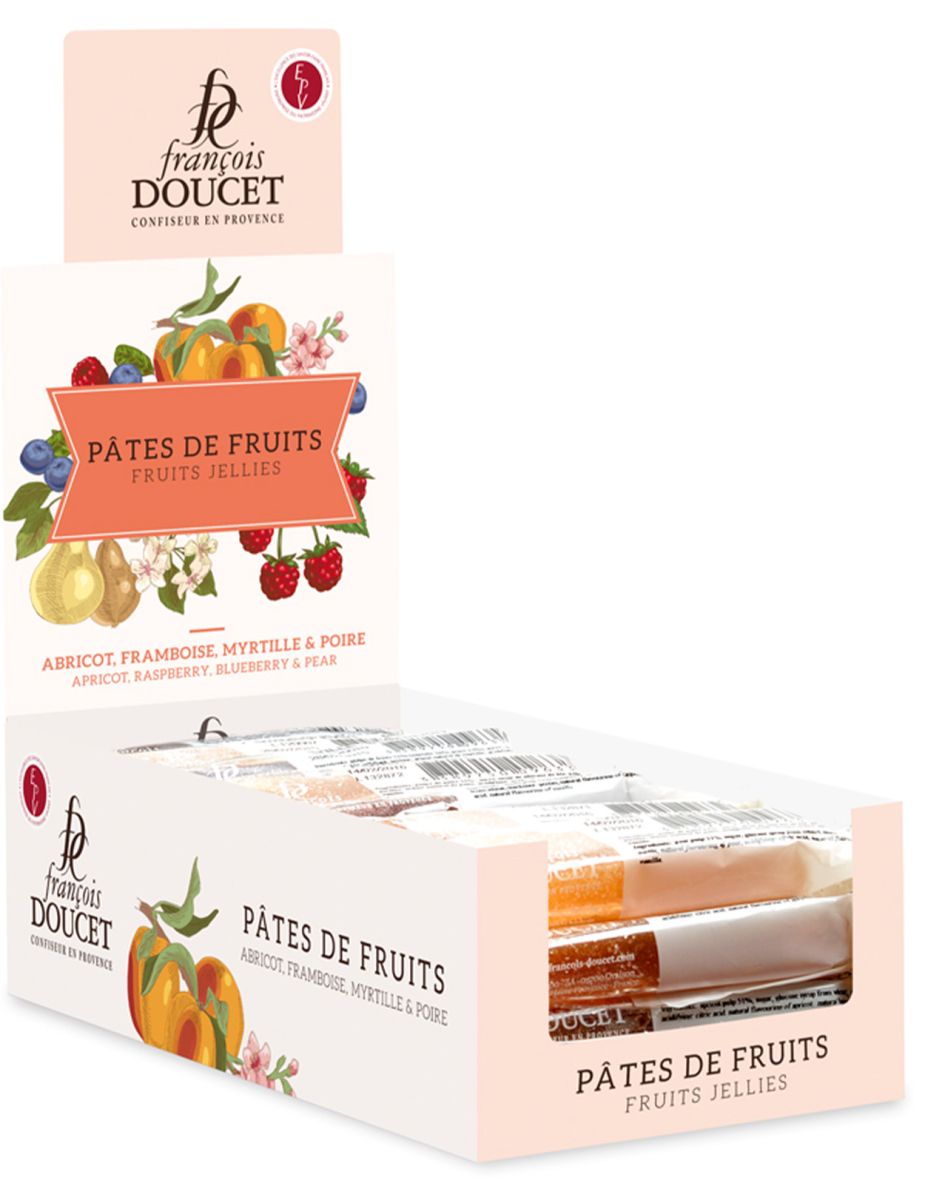 🇫🇷 French Fruit Jelly - Individuals Pate de Fruits, 1 oz (30g)