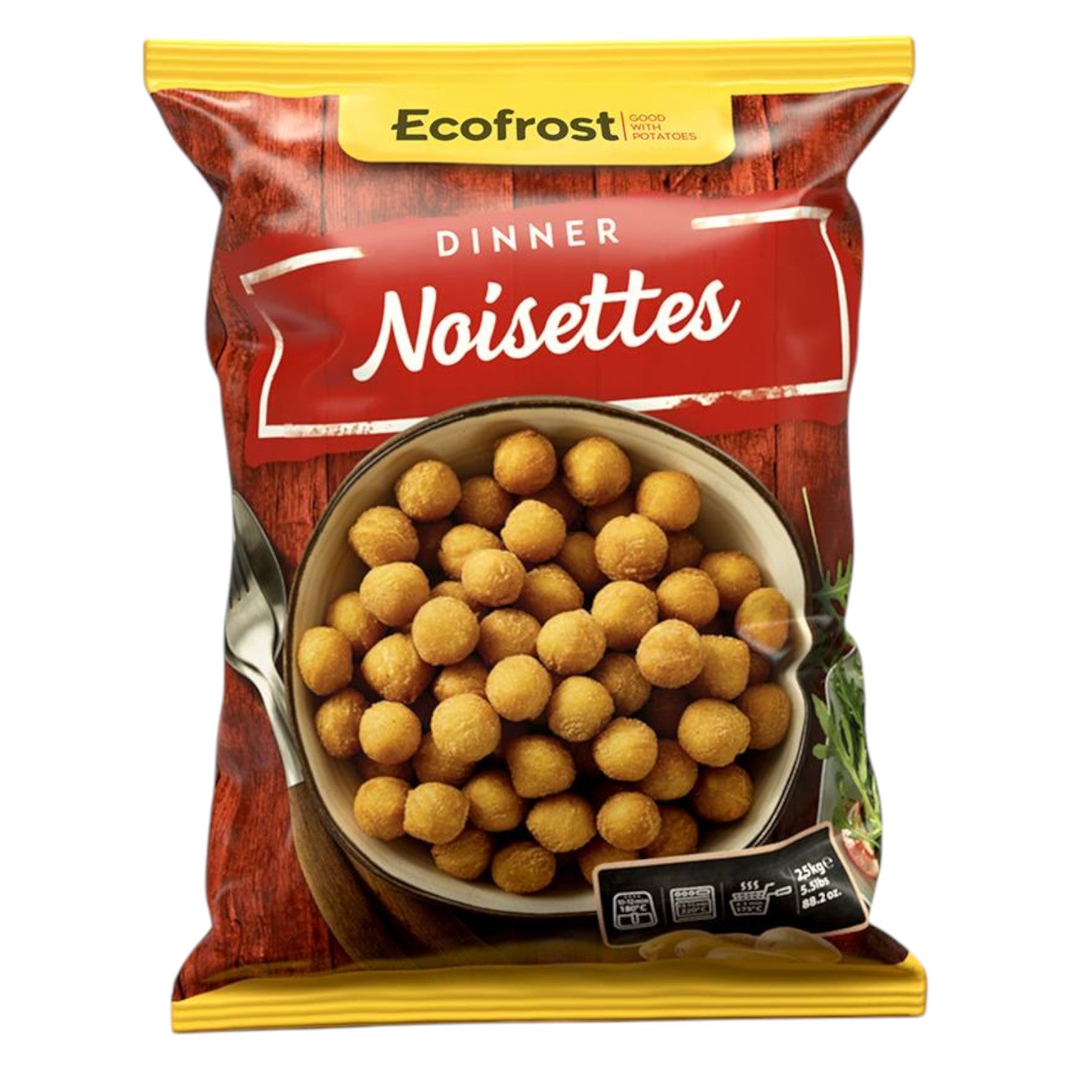 🇧🇪 Nut Potatoes 'Pommes Noisettes', 5.5 lbs [Frozen] ❄️ *Papas Duquesas