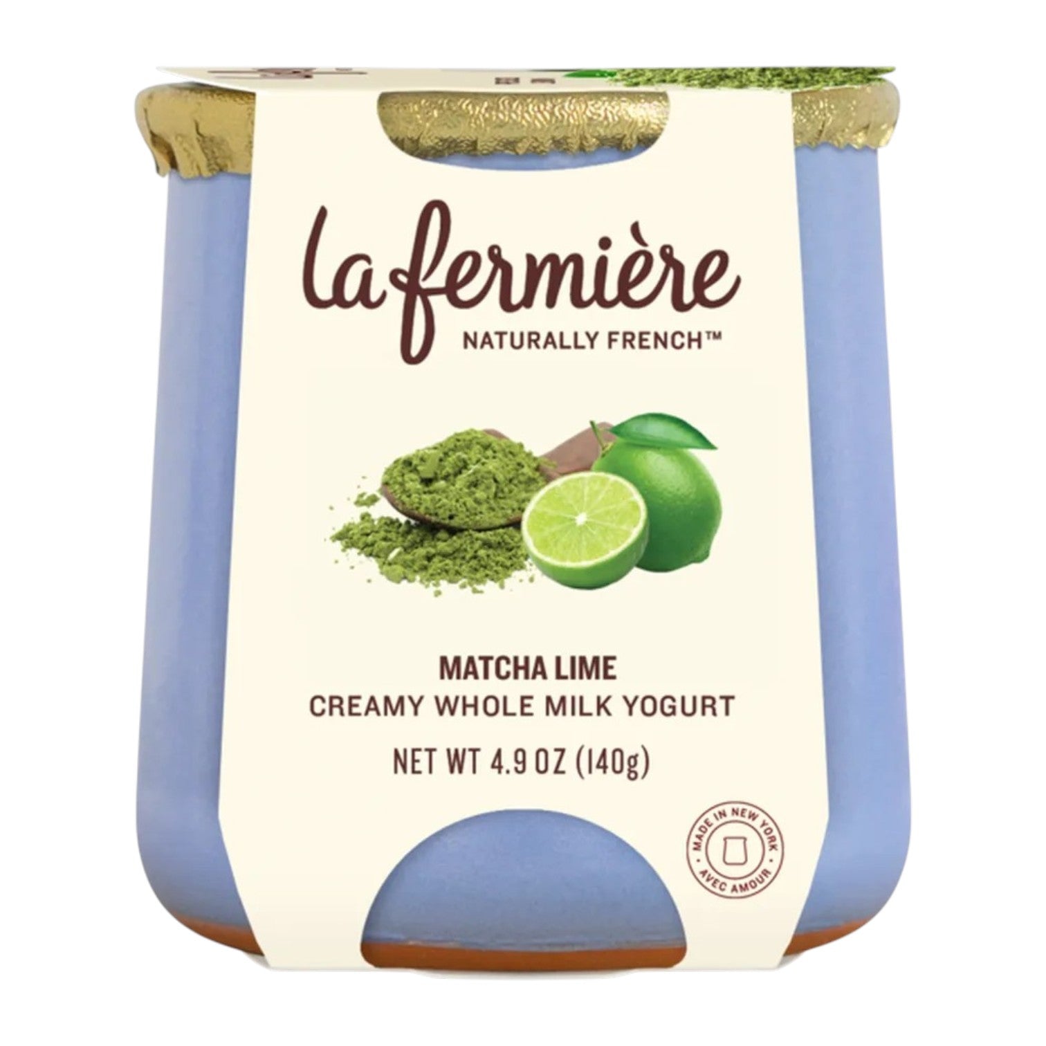 🇫🇷 Matcha-Lime French Yogurt, 4.9 oz (140g)