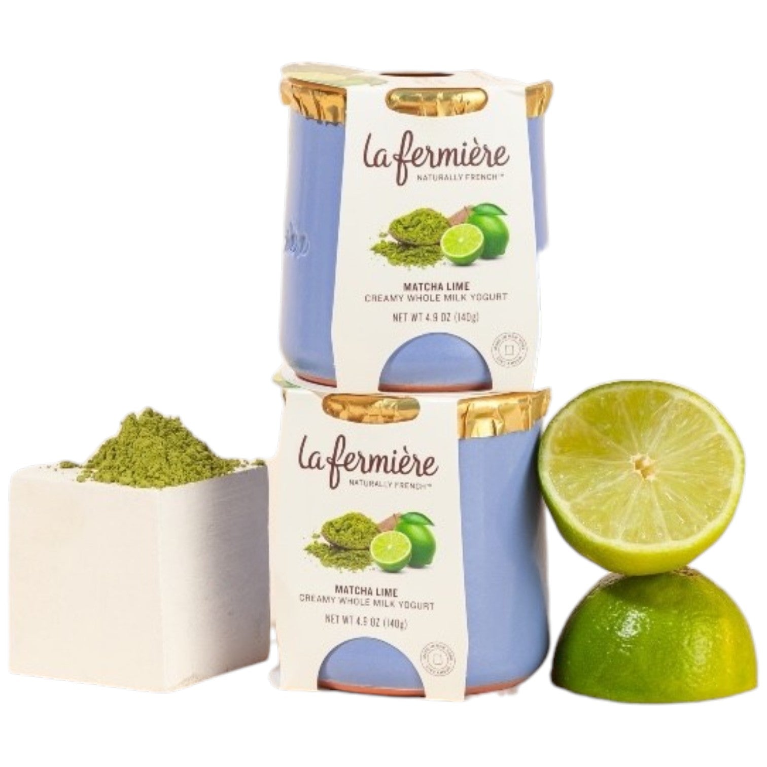 🇫🇷 Matcha-Lime French Yogurt, 4.9 oz (140g)