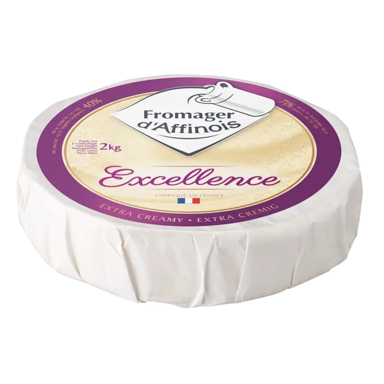 🇫🇷 Fromager d'Affinois "Excellence" 🐄 Triple Cream Brie, (2kg)