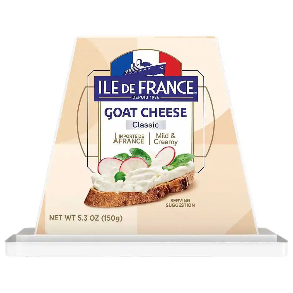 🇫🇷 Ile de France Fresh Goat Cheese Pyramid (Chavrie/Chavroux), 5.3 oz 🚨 Online Only