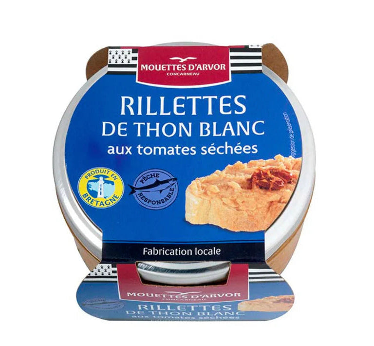 🇫🇷 White Tuna Rillettes with Sundried Tomato, 4.4oz (125g)