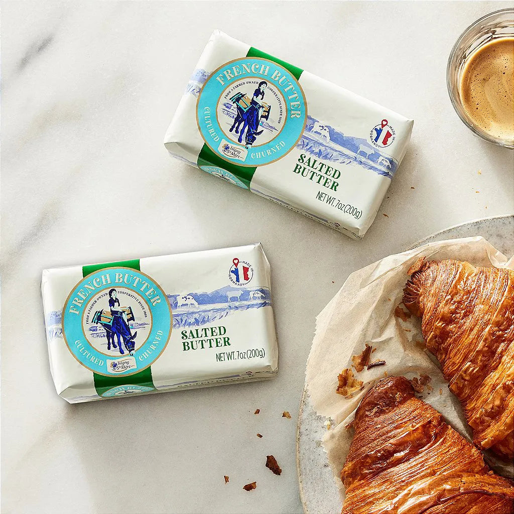 🇫🇷 Salted Cultured & Churned Butter, 7 oz (200g)