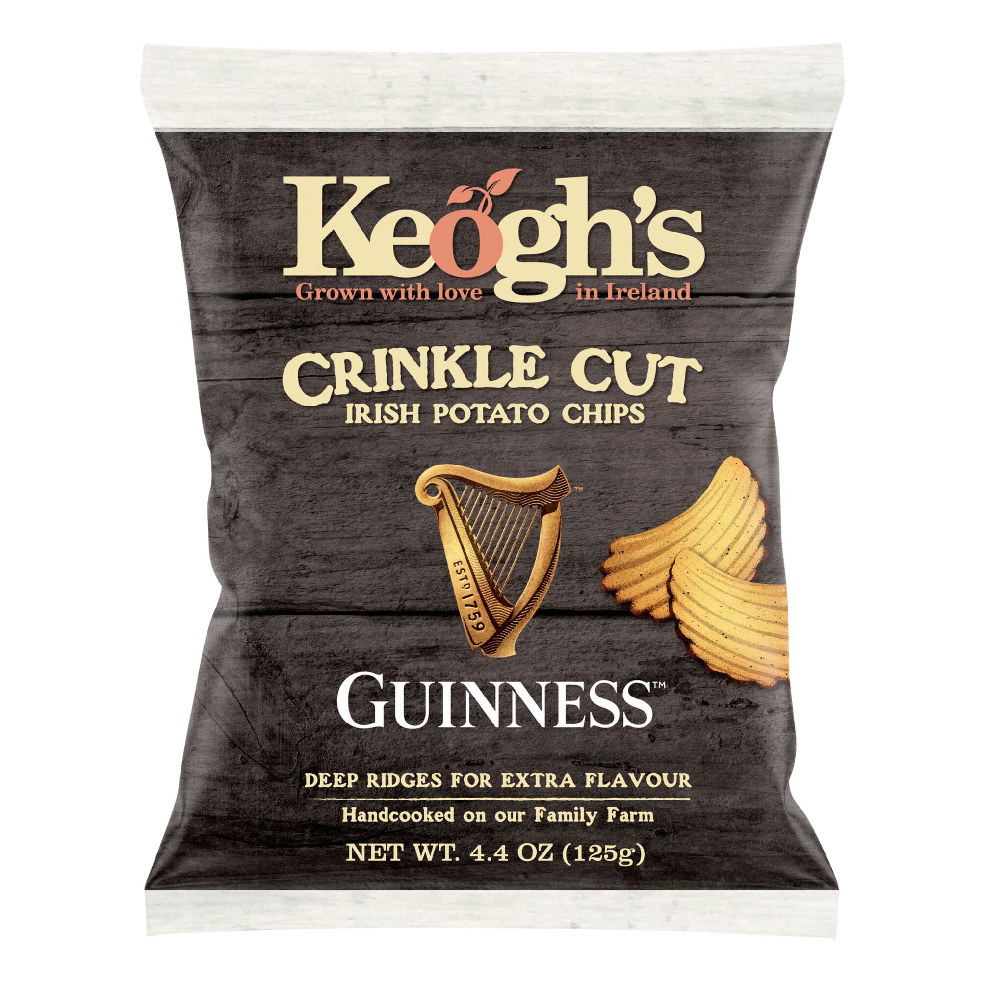 🇮🇪 ☘️ Real Irish Guinness Potato Chips, 4.4 oz (125g)