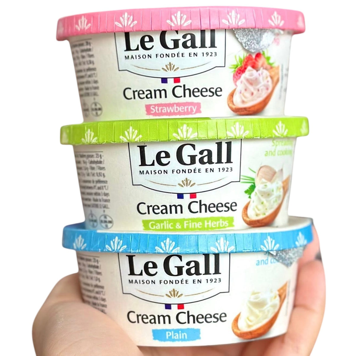 🇫🇷 French Strawberry Cream Cheese, 5.2 oz (150g)