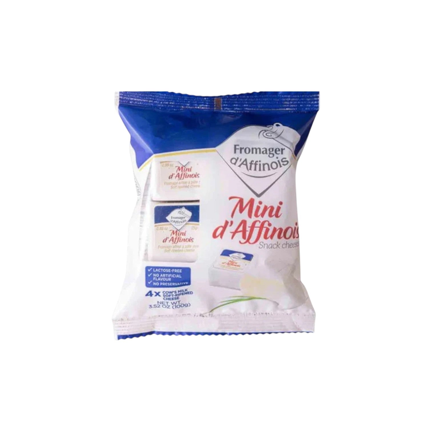 🇫🇷 4 Mini Pavé D'Affinois 🐄, 3.5 oz (100g)