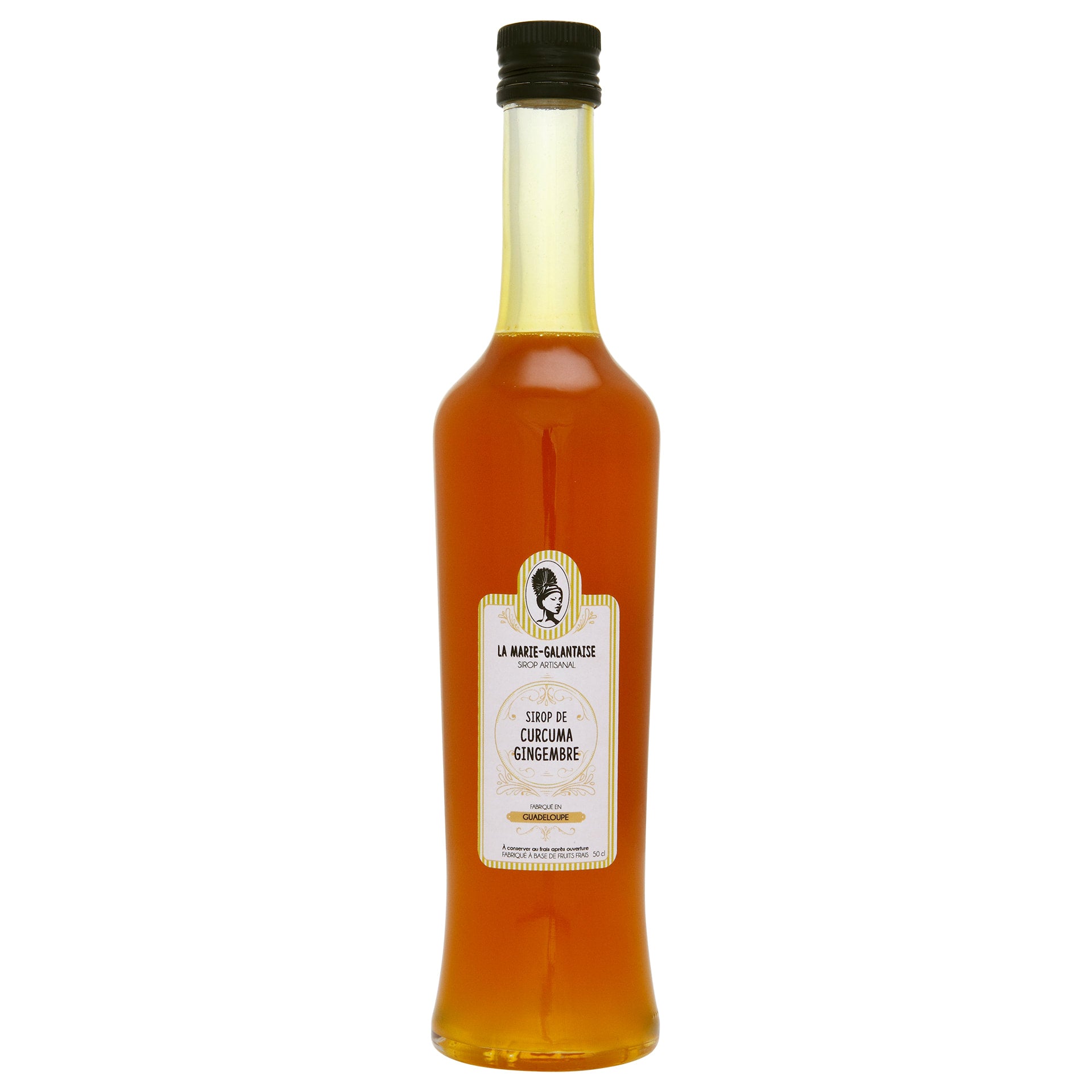 🇫🇷 Turmeric Ginger Syrup by La Marie-Galantaise, 16.9 fl oz (500ml)