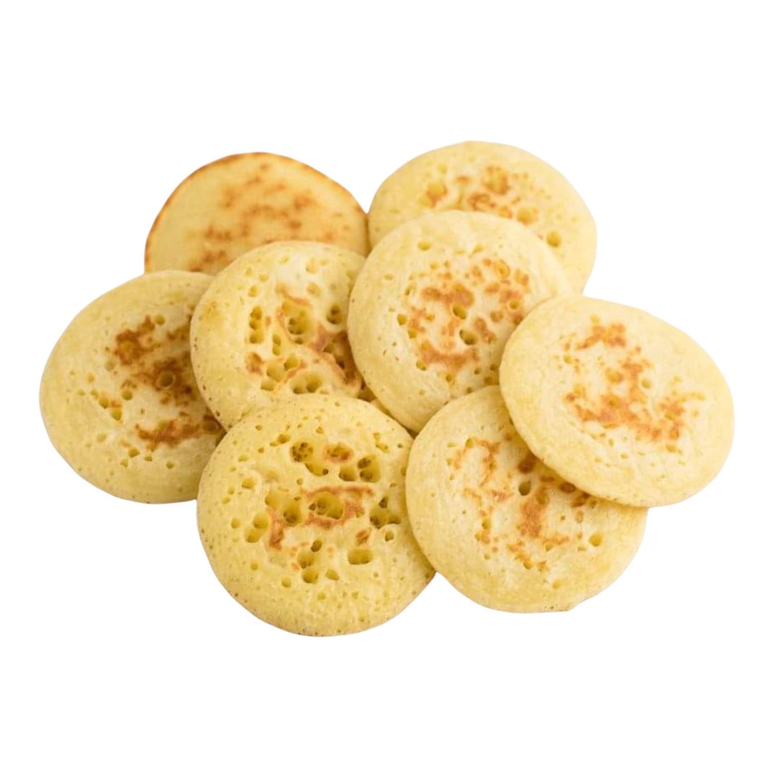 🇫🇷 16 French Mini Blinis by Le Monde des Crêpes, 2.82 oz (80g) [Retail Box, Frozen] ❄️
