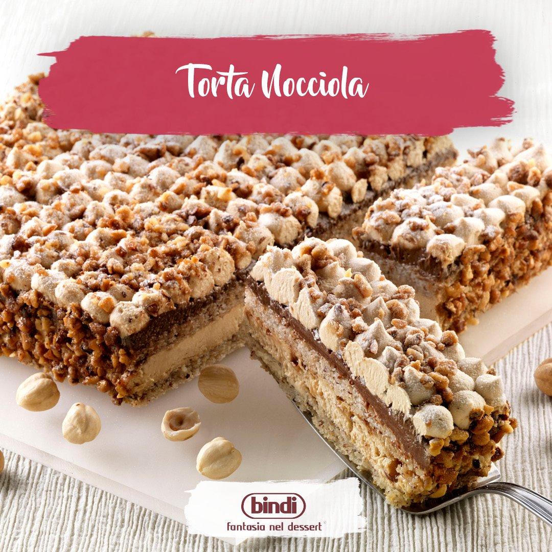 🇮🇹 Hazelnut Cake "Torta Nocciola" (10 Slices), 2 lbs [Frozen] ❄️