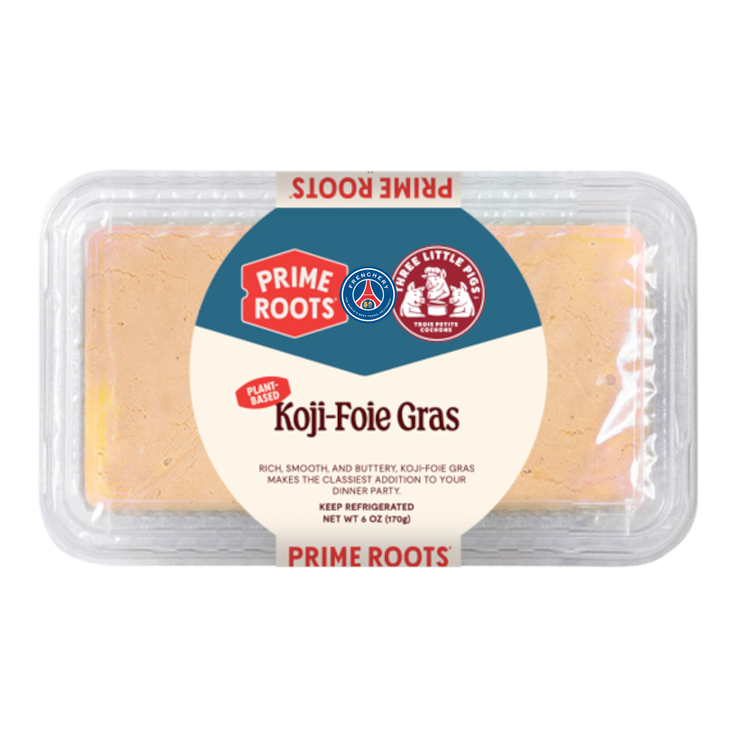 🇺🇸 Plant-Based 🌿 Koji Foie Gras by Prime Roots, 6 oz (170g)