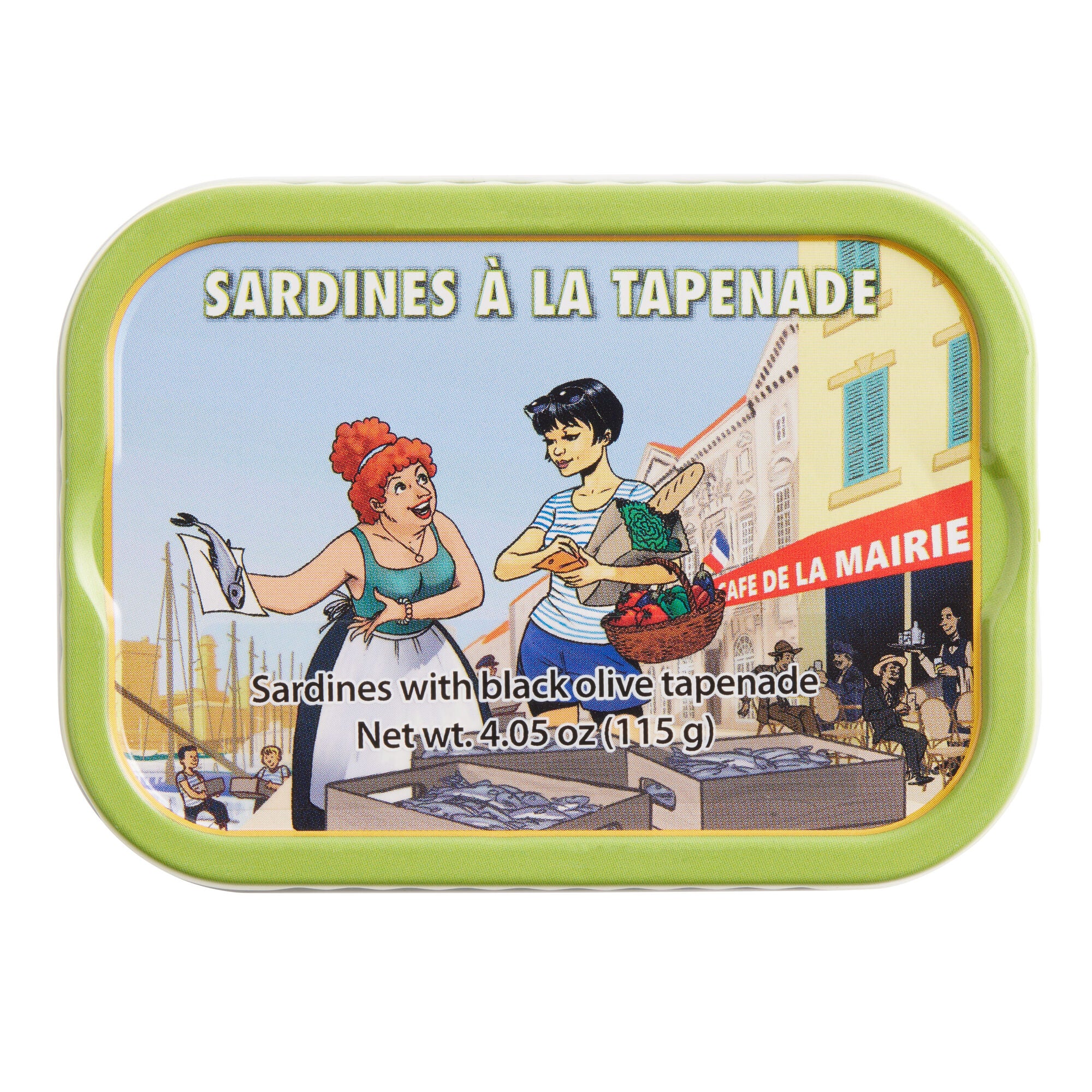 🇫🇷 Sardines w/ Black Olive Tapenade, 4 oz (115g)