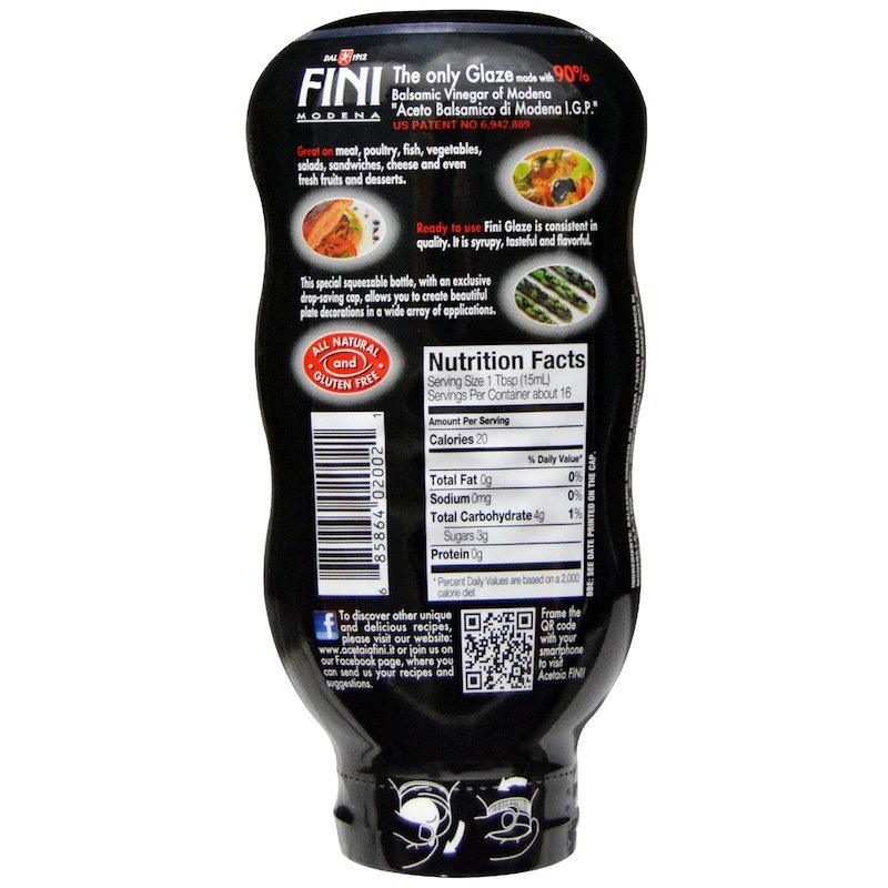 🇮🇹 Organic Modena Balsamic Vinegar Reduction, 8.45 fl. oz. (250 ml)