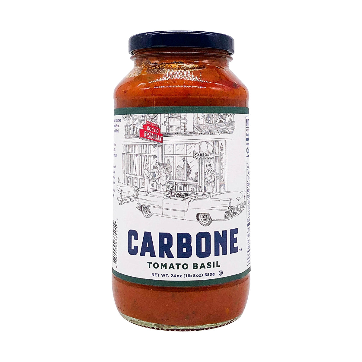 🇮🇹 Premium Tomato-Basil Pasta Sauce w/ 100% Italian Tomatoes [No Sugar Added], 24 fl oz