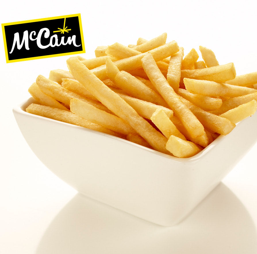 🇺🇸 Golden Uncoated Shoestring-Julienne 1/4" Fries by McCain, 4.5 lbs (2kg) [Frozen] ❄️