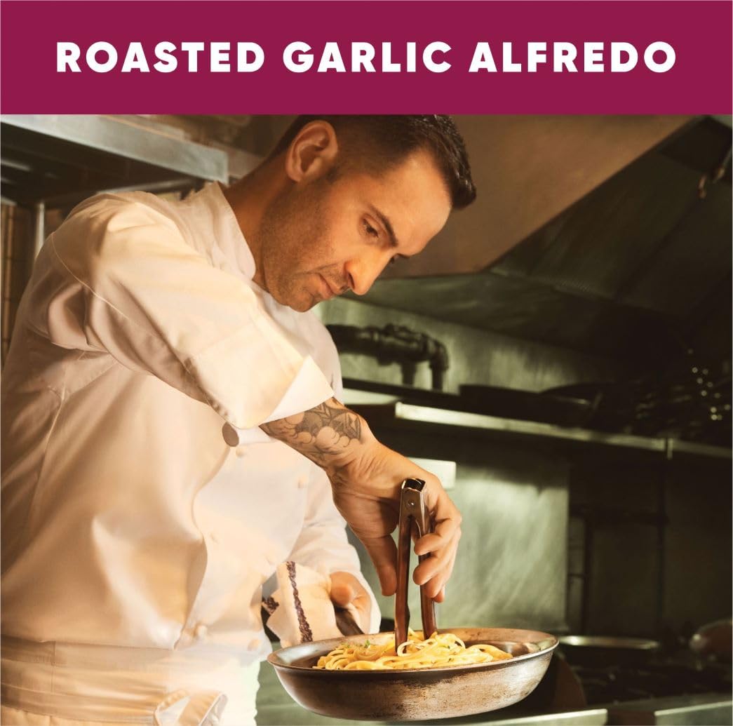 🇮🇹 Premium Roasted Garlic Alfredo Sauce [No Sugar Added], 15 fl oz (425g)