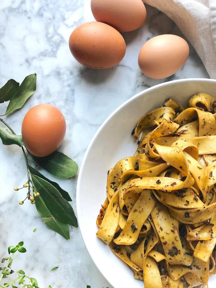 🇮🇹 Italian Ready Meal: Pappardelle Pasta w/ Porcini & White Truffle Oil [2 Servings], 7 oz