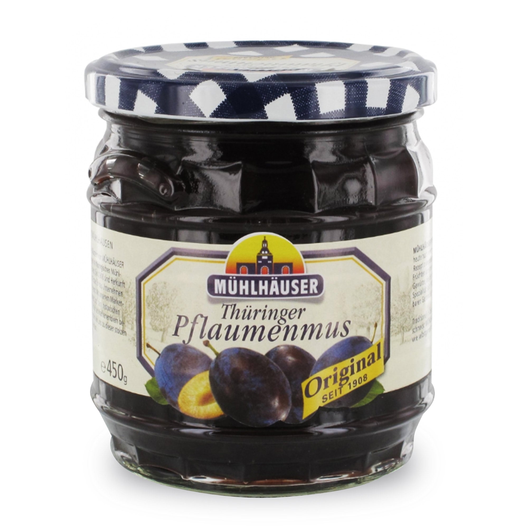 🇩🇪 Thuringer Plum 'Pflaumenmus' Jam, 15.87 oz (450g)