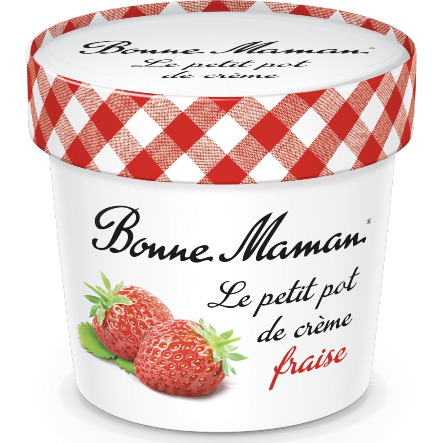 🇫🇷 Strawberry Ice Cream Cup "Crème Glacée à la Fraise", 3.4 fl oz [Frozen] ❄️ *Best By Date: End of June 2025