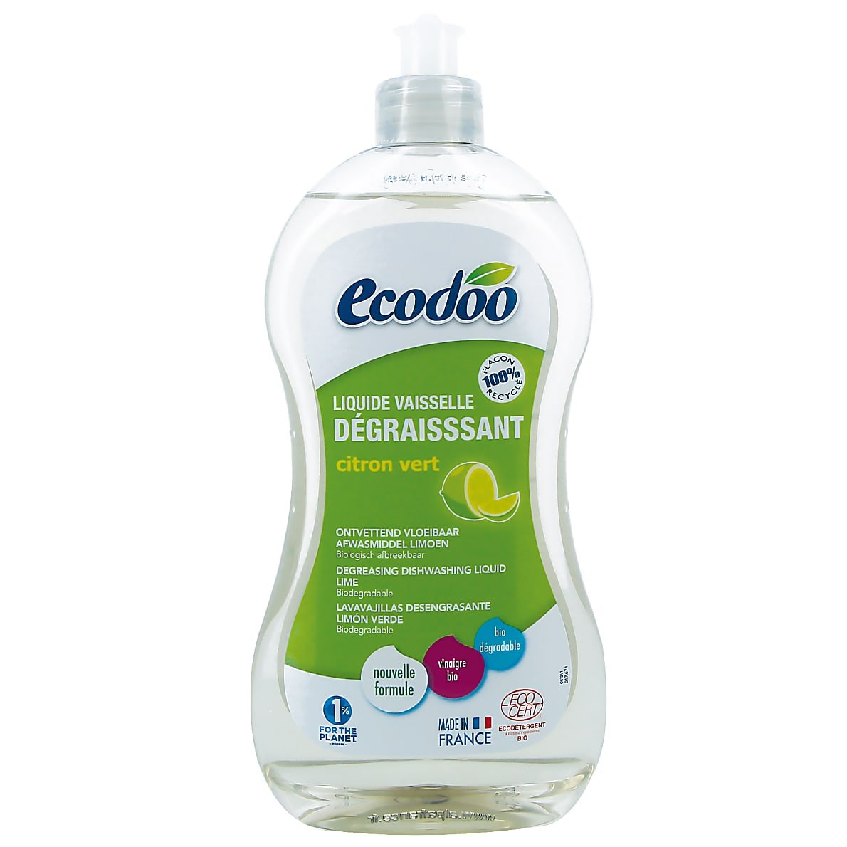 🇫🇷 Eco-Friendly Dishwashing Liquid w/ Organic Vinegar & Mint, 500ml