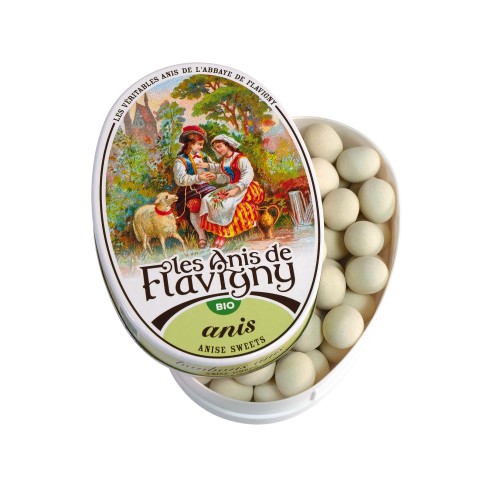 🇫🇷 Organic Anise Flavored Drop Candy by Anis de Flavigny, 1.7 oz (50g)
