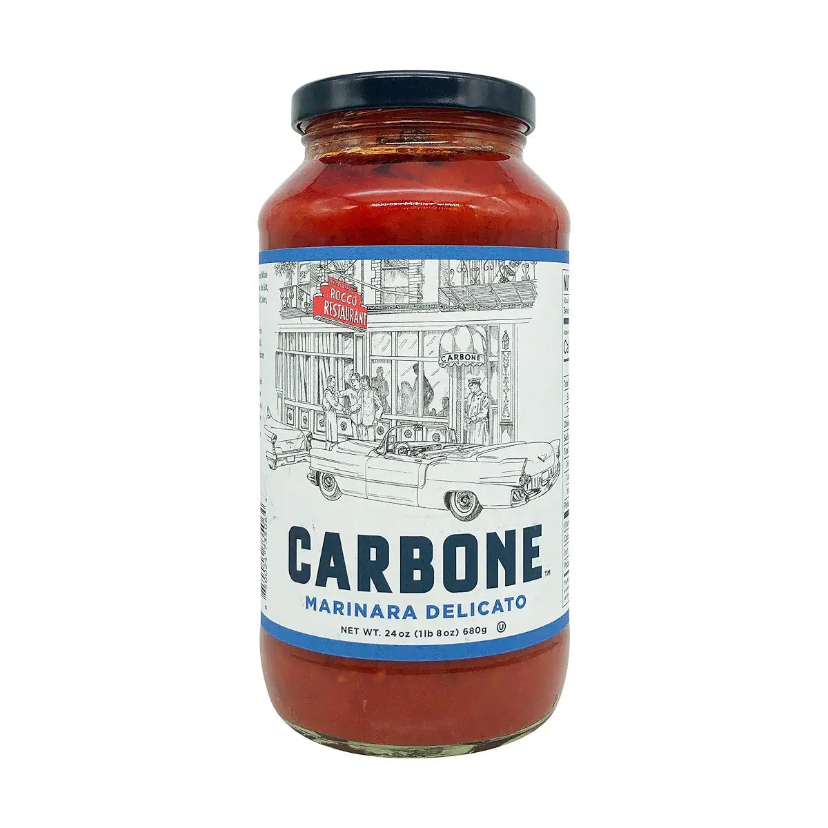🇮🇹 Premium Marinara 'Delicato' Sauce w/ 100% Italian Tomatoes [No Sugar Added], 24 fl oz