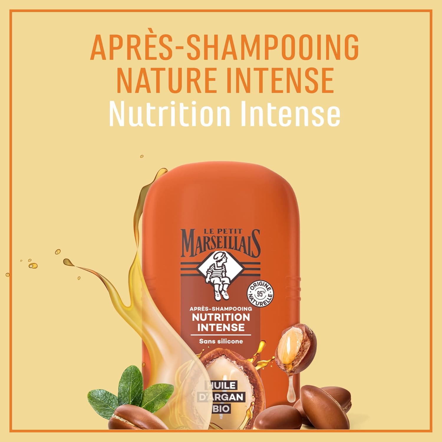 🇫🇷 Intense Nutrition Conditioner w/ Organic Argan Oil For Dry Hair, 6.76 fl oz (200ml)