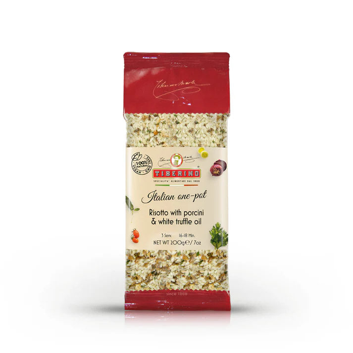 🇮🇹 Italian Ready Meal: Risotto w/ Porcini & White Truffle Oil [2 Servings], 7 oz (200g)